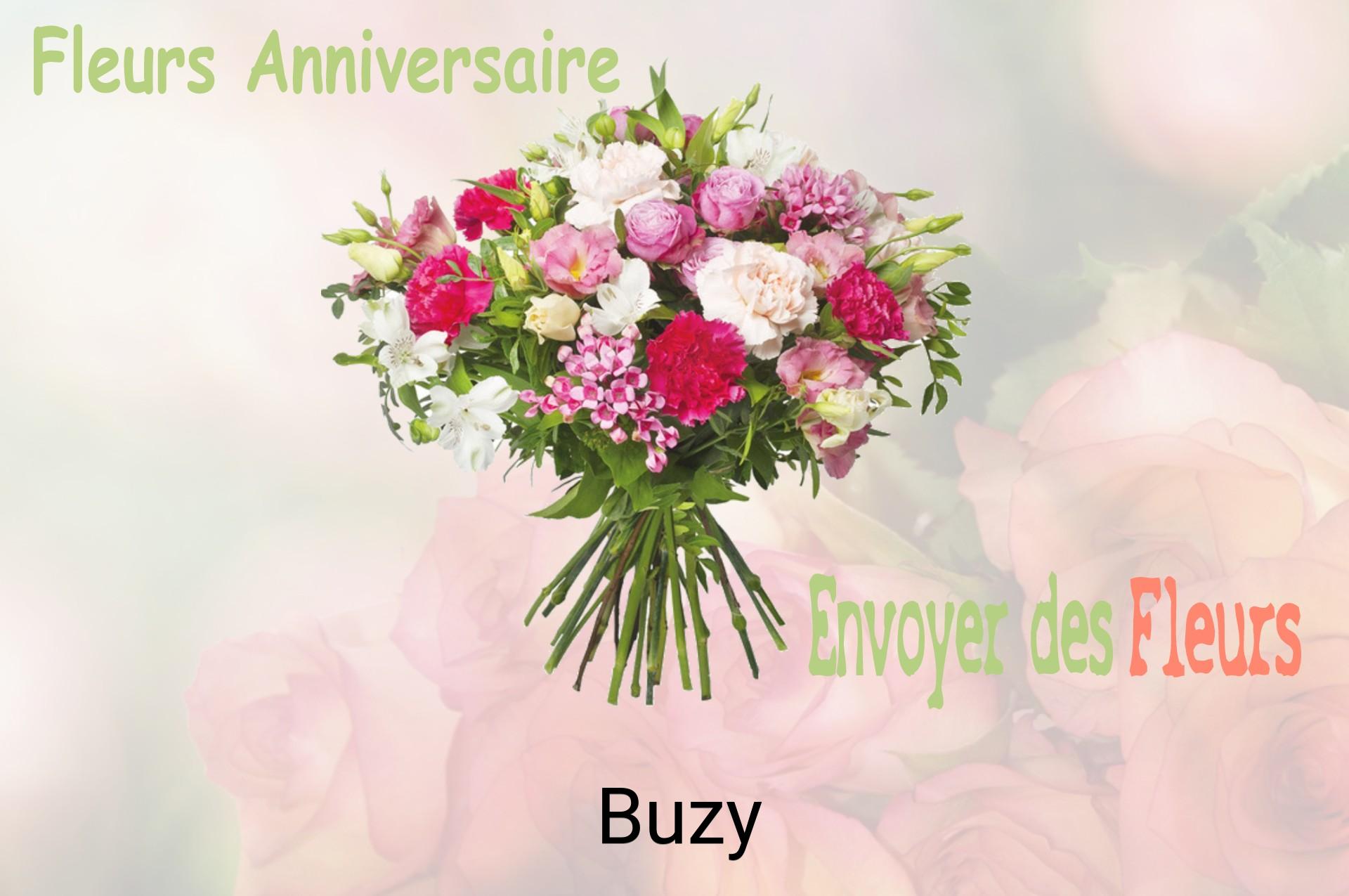 Bouquet de fleurs d’anniversaire livré à Buzy